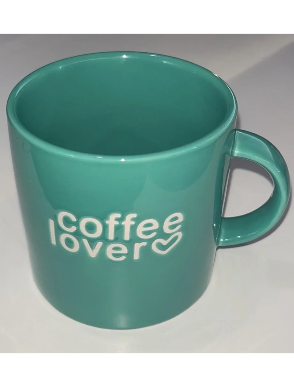 Threshold Coffee Lover Teal Ceramic Mug